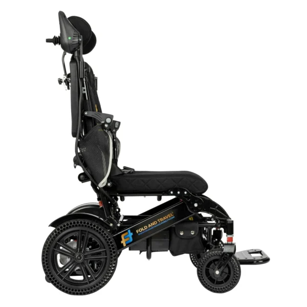 Auto Reclining Foldable Lightweight Electric Wheelchair Power Wheelchair Remote - Image 4