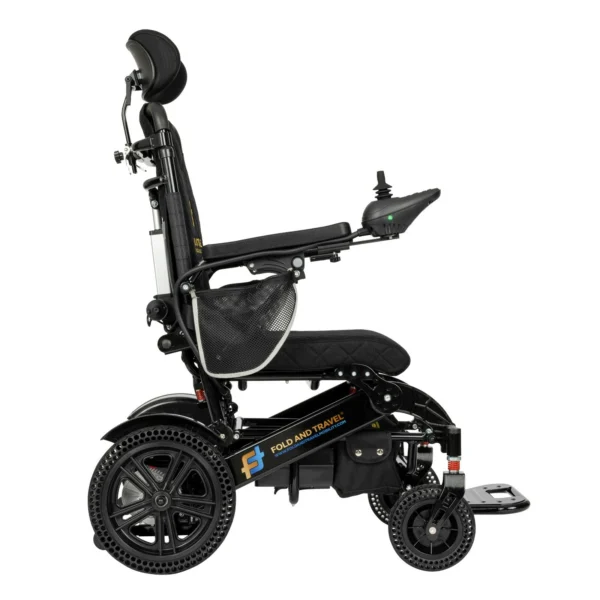 Auto Reclining Foldable Lightweight Electric Wheelchair Power Wheelchair Remote - Image 5