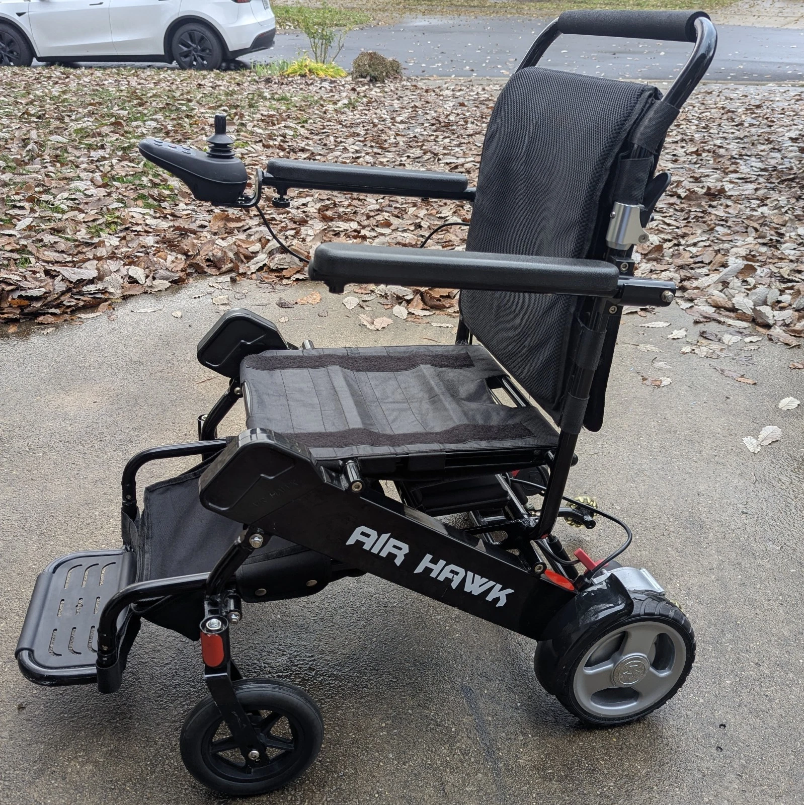 Air Hawk 41lb Folding Electric Power Wheelchair Airline Approved Dual Battery