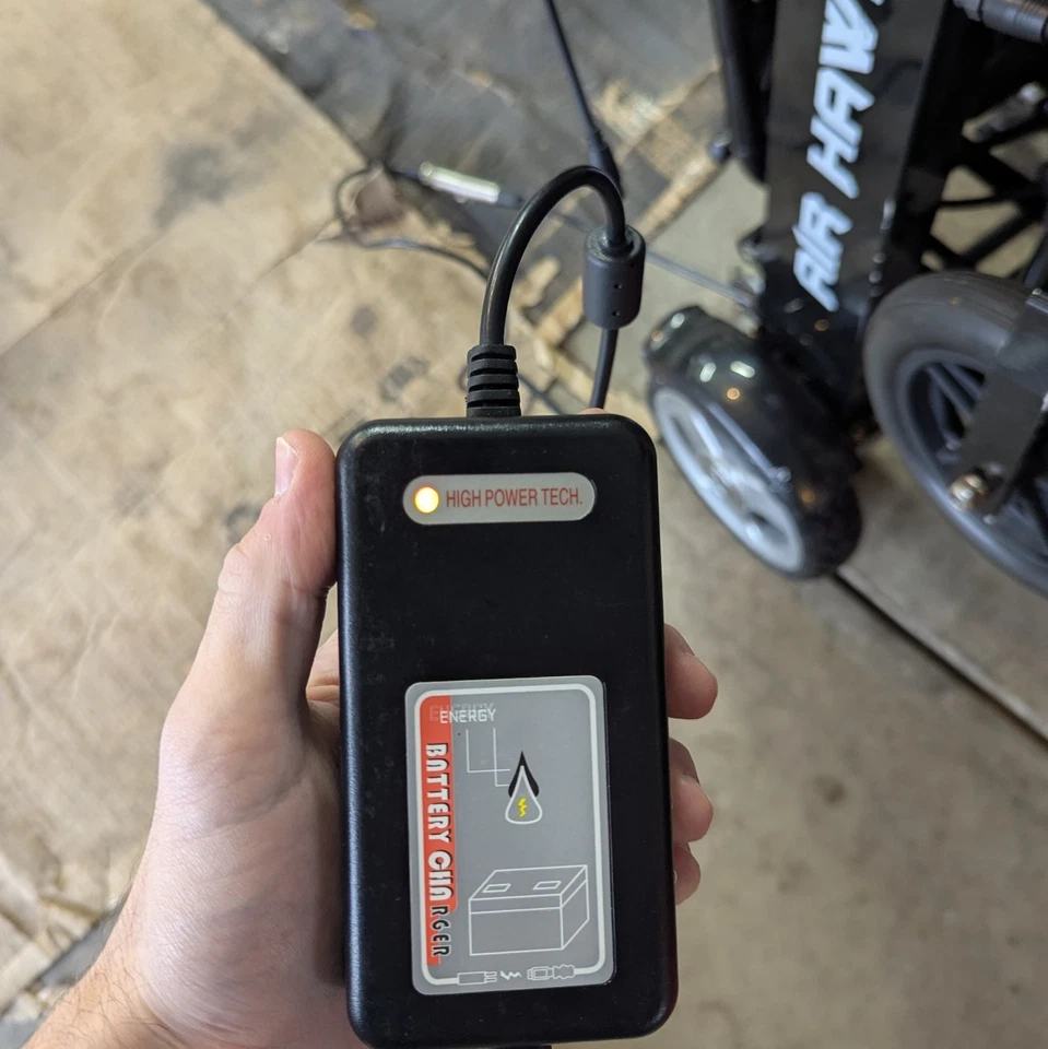 Air Hawk 41lb Folding Electric Power Wheelchair Airline Approved Dual Battery - Image 12