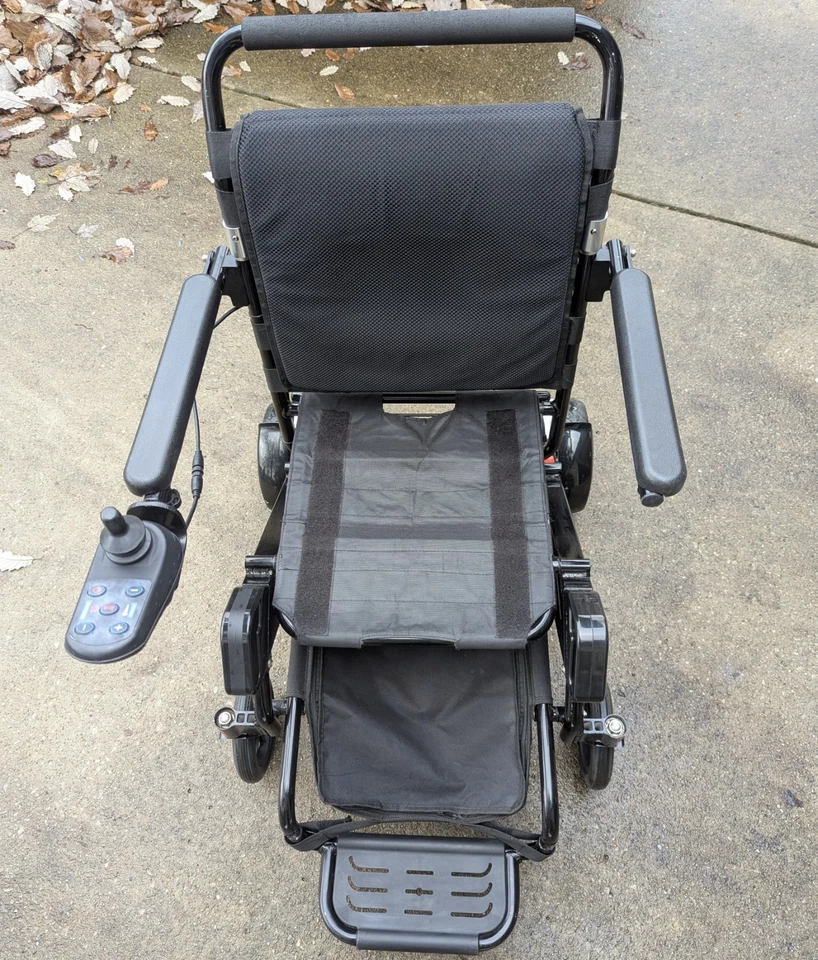 Air Hawk 41lb Folding Electric Power Wheelchair Airline Approved Dual Battery - Image 4