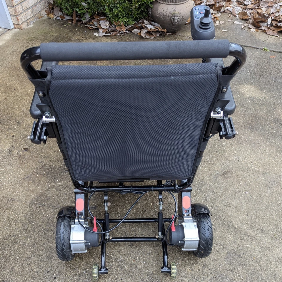 Air Hawk 41lb Folding Electric Power Wheelchair Airline Approved Dual Battery - Image 3