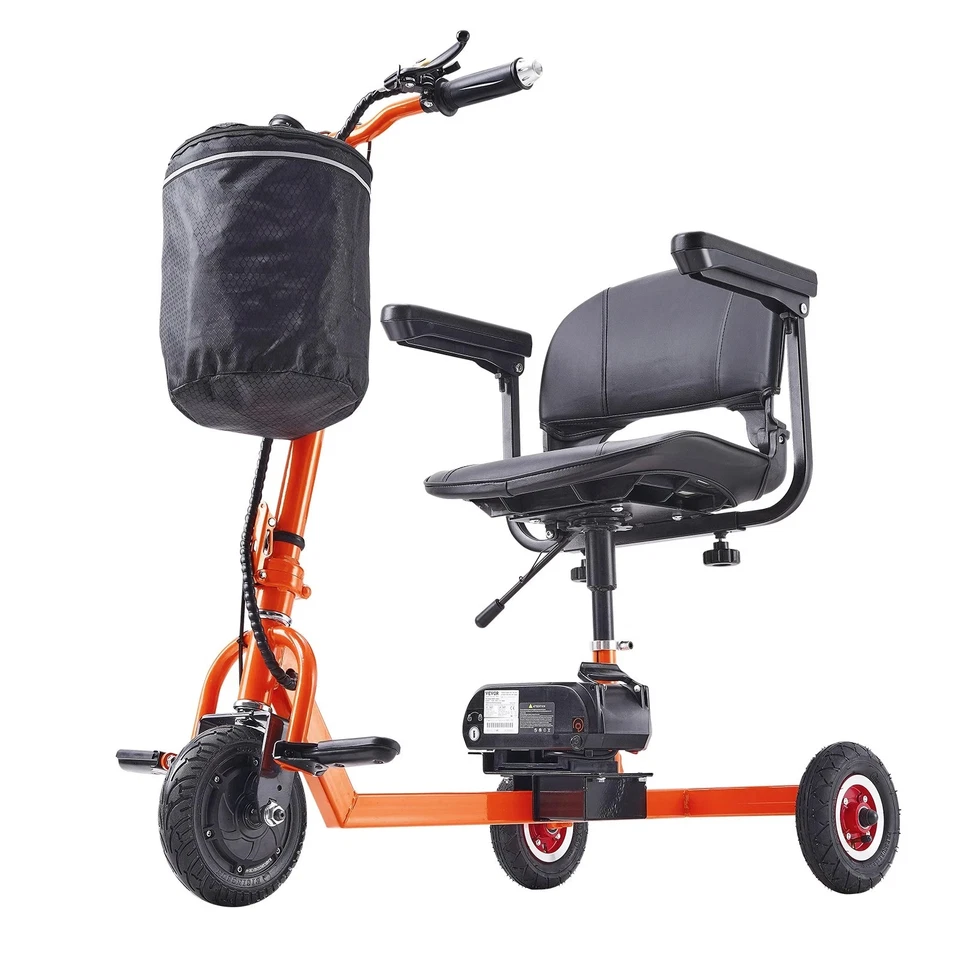 Uimoso Portable 3 Wheel Mobility Scooter for Seniors 12 Mile Range Max 330LBS - Image 10