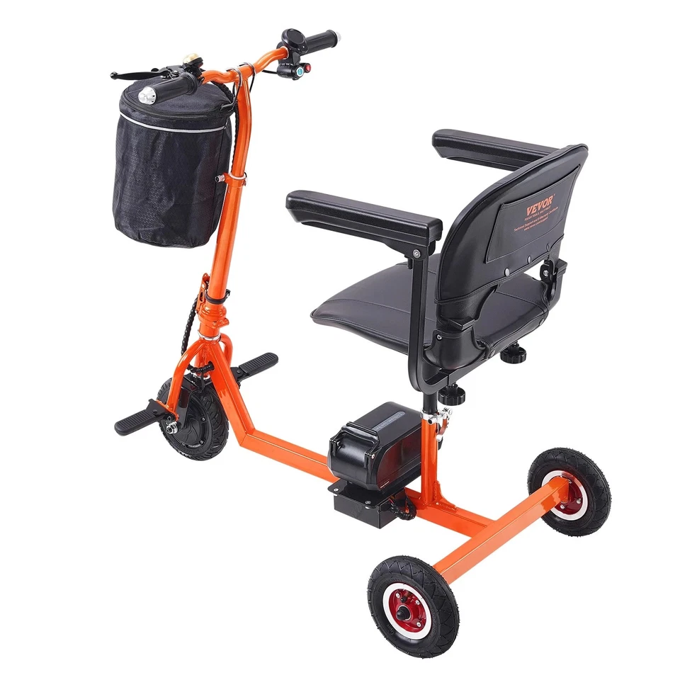 Uimoso Portable 3 Wheel Mobility Scooter for Seniors 12 Mile Range Max 330LBS - Image 9
