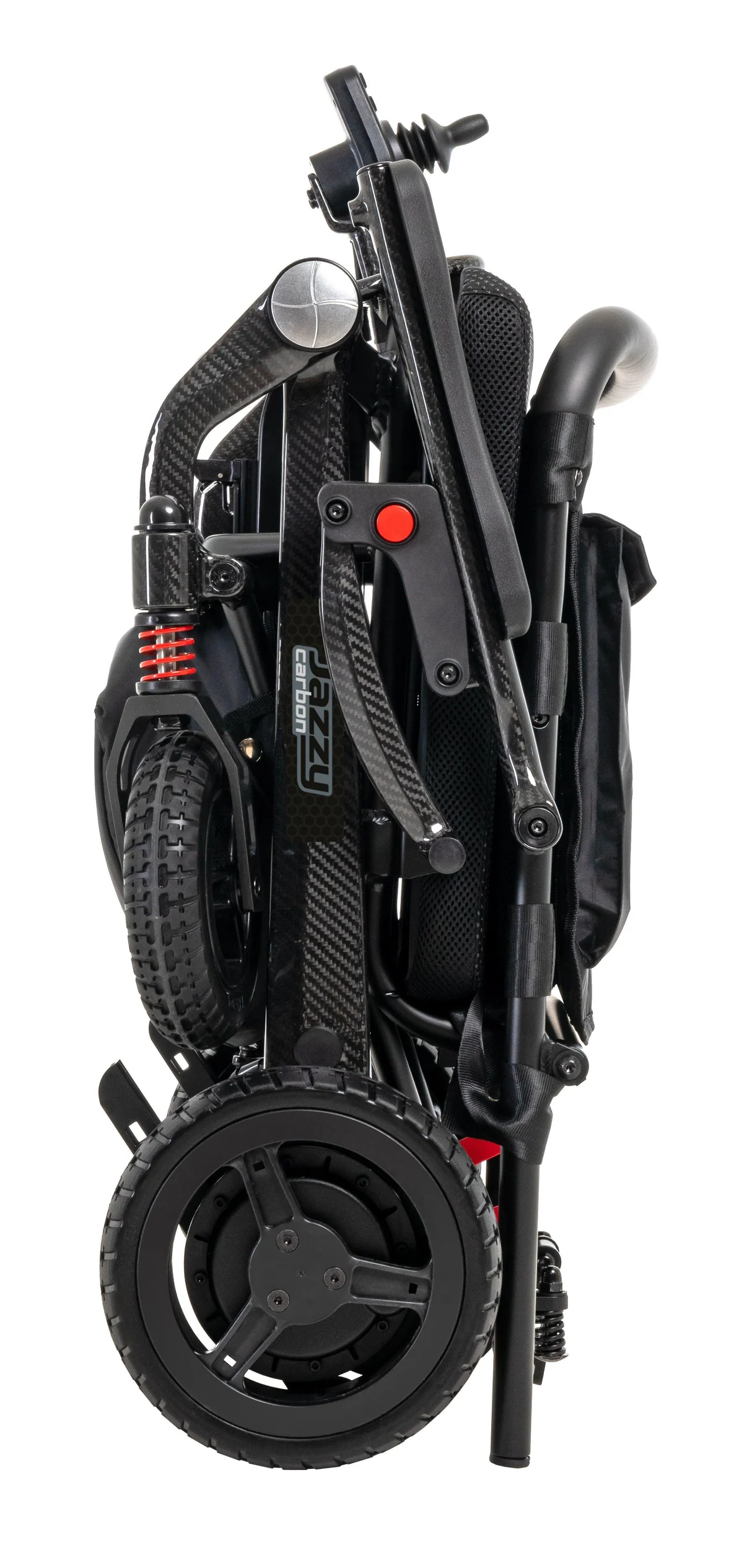 New Pride Mobility Jazzy Carbon Folding Lightweight Portable Power Chair - Image 3